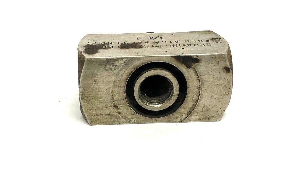 Spraying Systems Co Auto Pneumatic Accessory Atom With Fitting 1/4-J USED