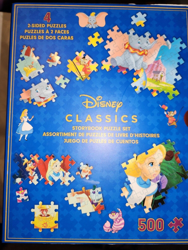 Official Disney Parks Double Sided Storybook Classics Puzzle Set
