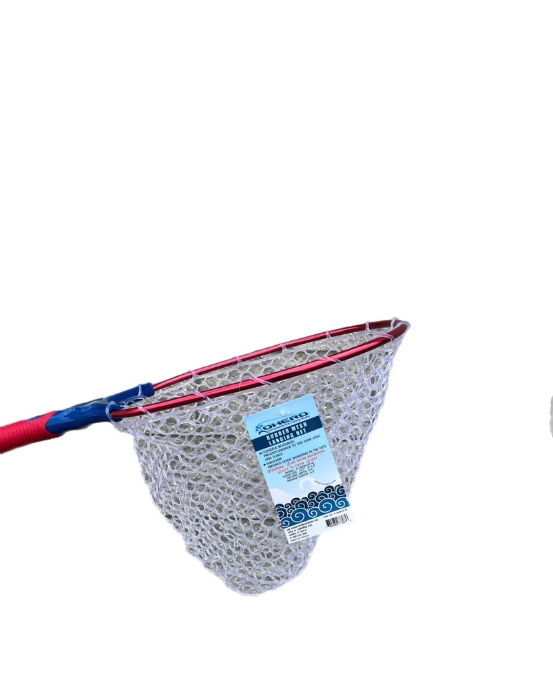 Ohero Short Handle Rubber Landing Net