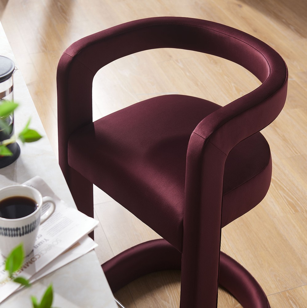 Winslow Counter Stool in Mulberry