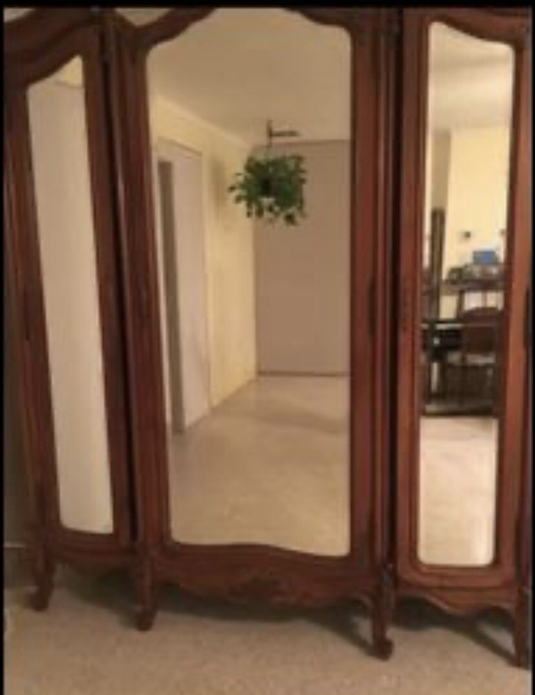 1800’s Solid Wood Antique French Armoire