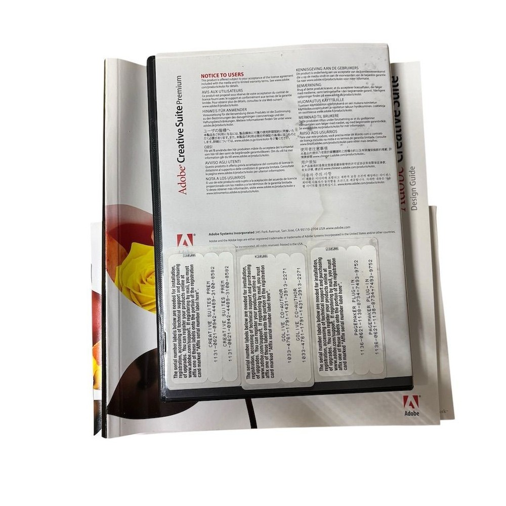 Adobe Creative Suite 2 Premium Education Edition for Mac OS CD