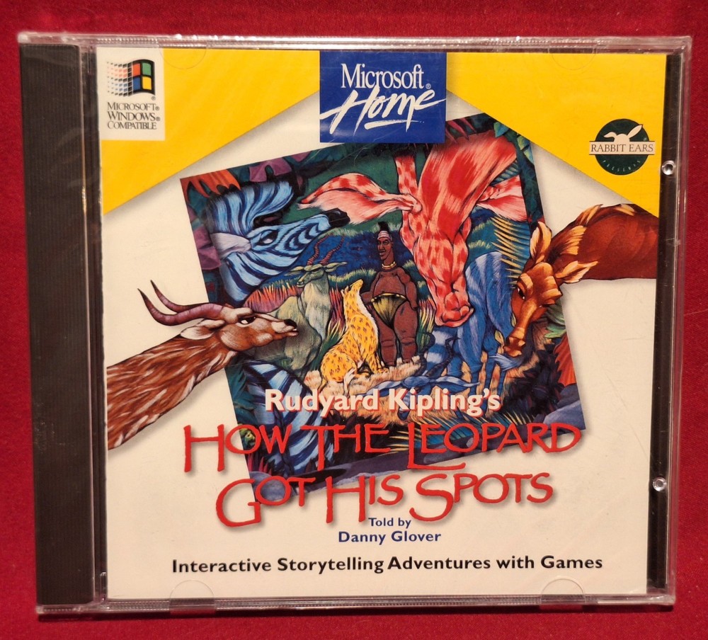 NEW! How the Leopard Got His Spots Danny Glover Microsoft Interactive PC CD-ROM