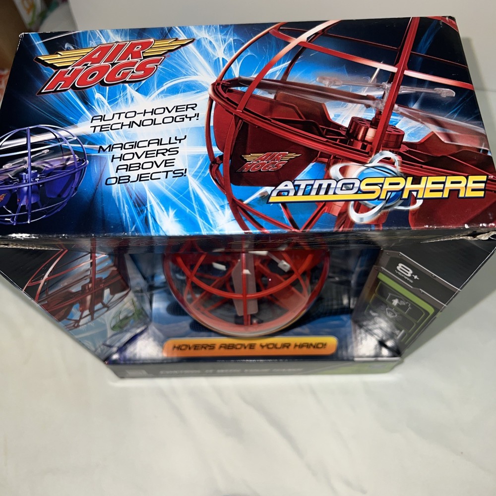 Air Hogs Atmosphere Axis Hovering Sphere Wave Control Spin Master, RED, NEW