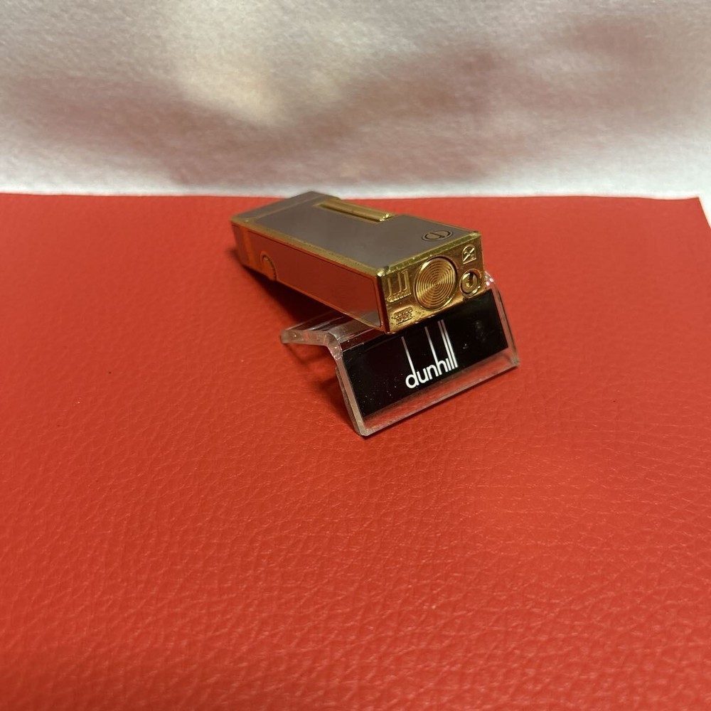 Overhauled Dunhill Rollagas lighter Silver Gold d mark without box