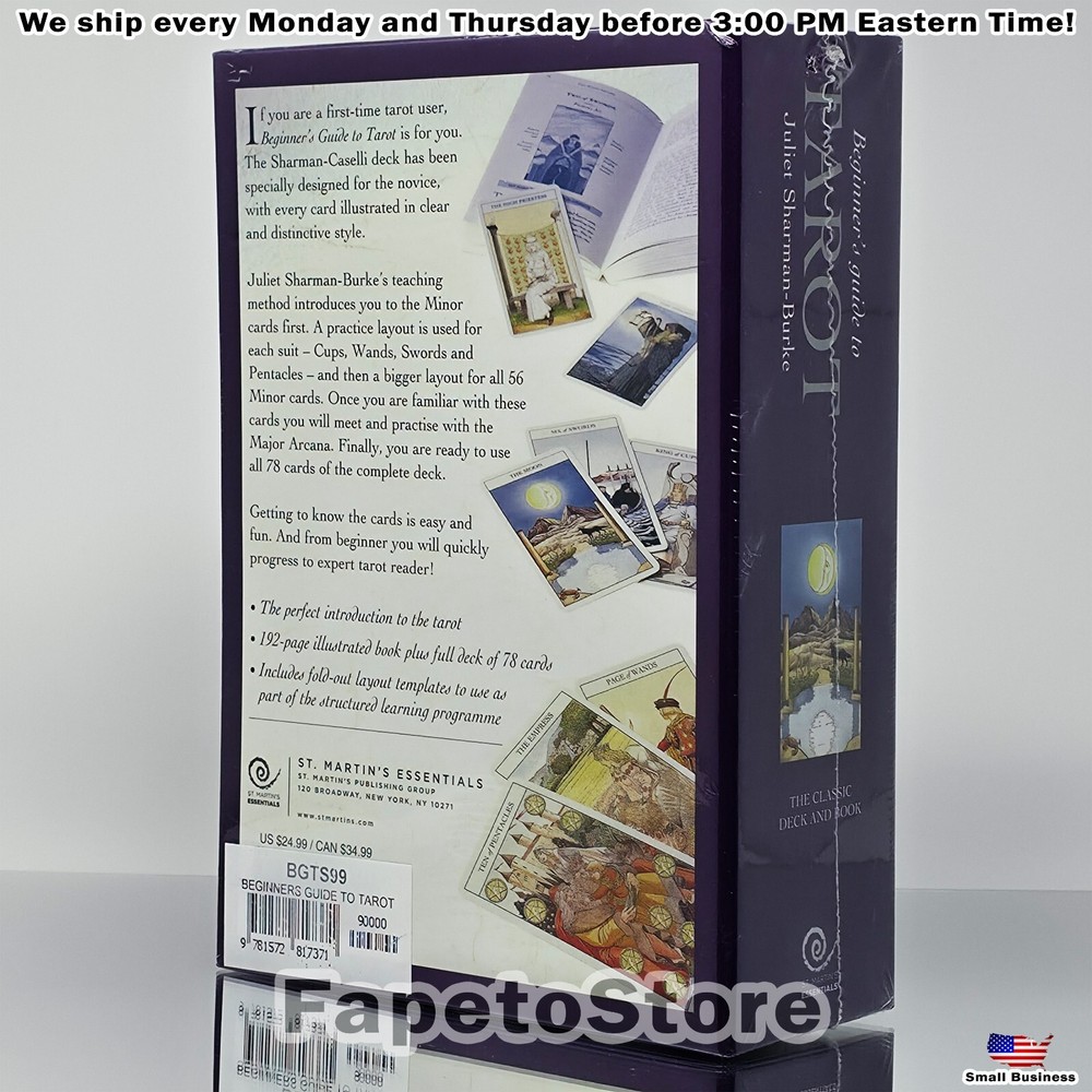 U.S. Games Systems - Beginner's Guide to Tarot, Oracle Deck and Guidebook