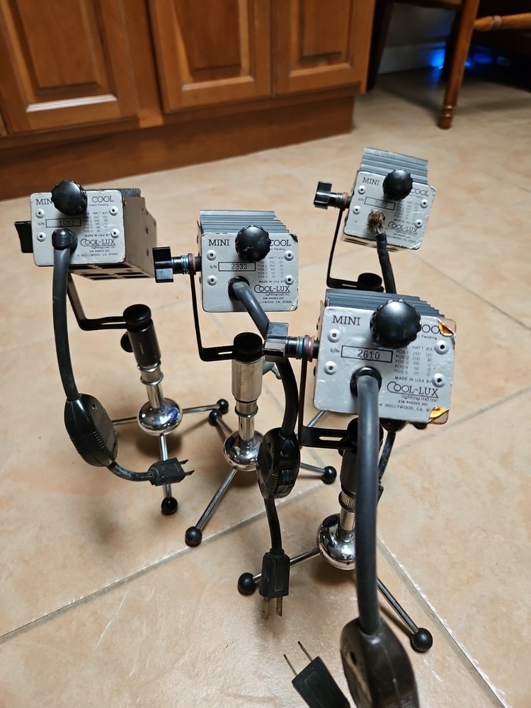4 Cool-Lux Mini-Cool Video Camera Lights
