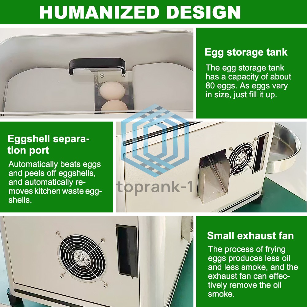 Commercial Automatic Omelette Maker Machine Egg Cooking Touch Screen Restaurants