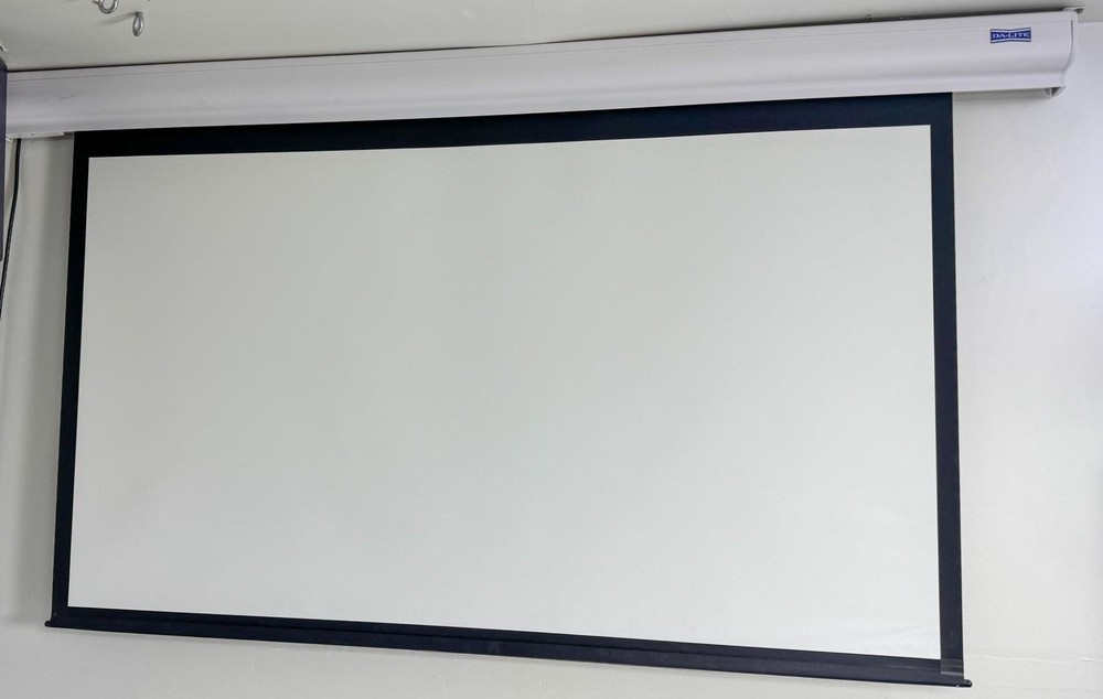 Da-Lite 16:9 76" Diagonal Powered Projector Screen with Remote