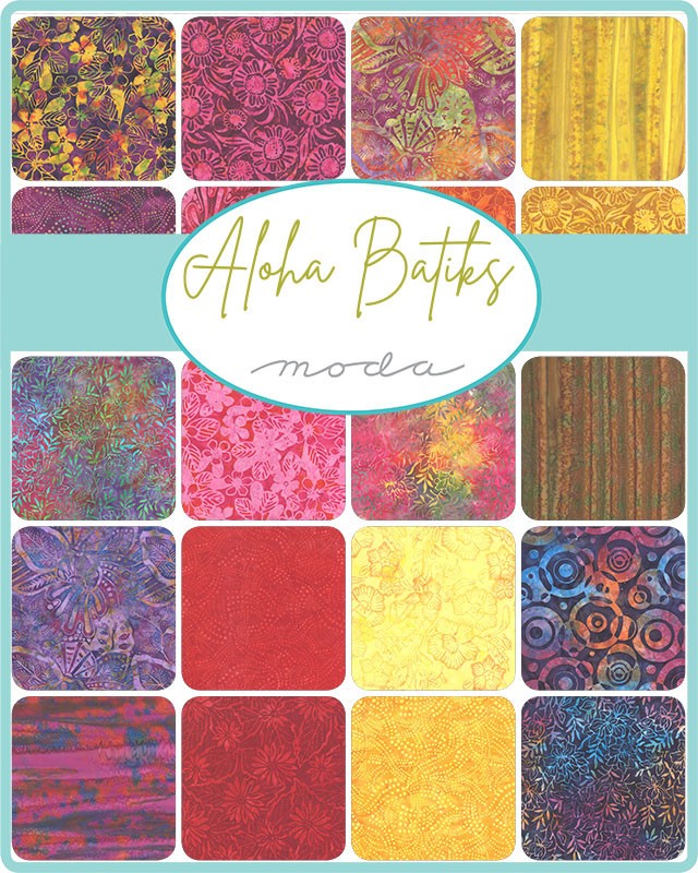 Aloha Batiks Moda Charm Pack
