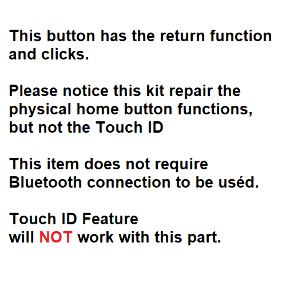 Home Button w/Return Function for iPhone 7/8/7 Plus/8 Plus/SE 2020 WHITE