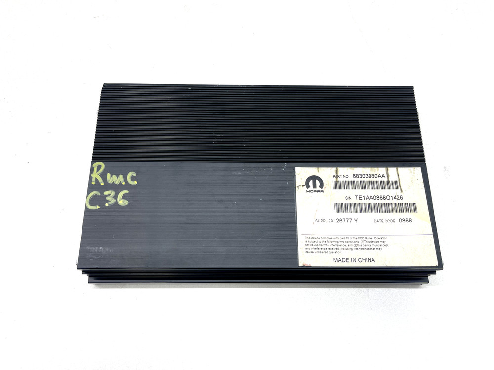 2017–2022 DODGE DURANGO AUDIO AMP AMPLIFIER MODULE 68303980AA OEM