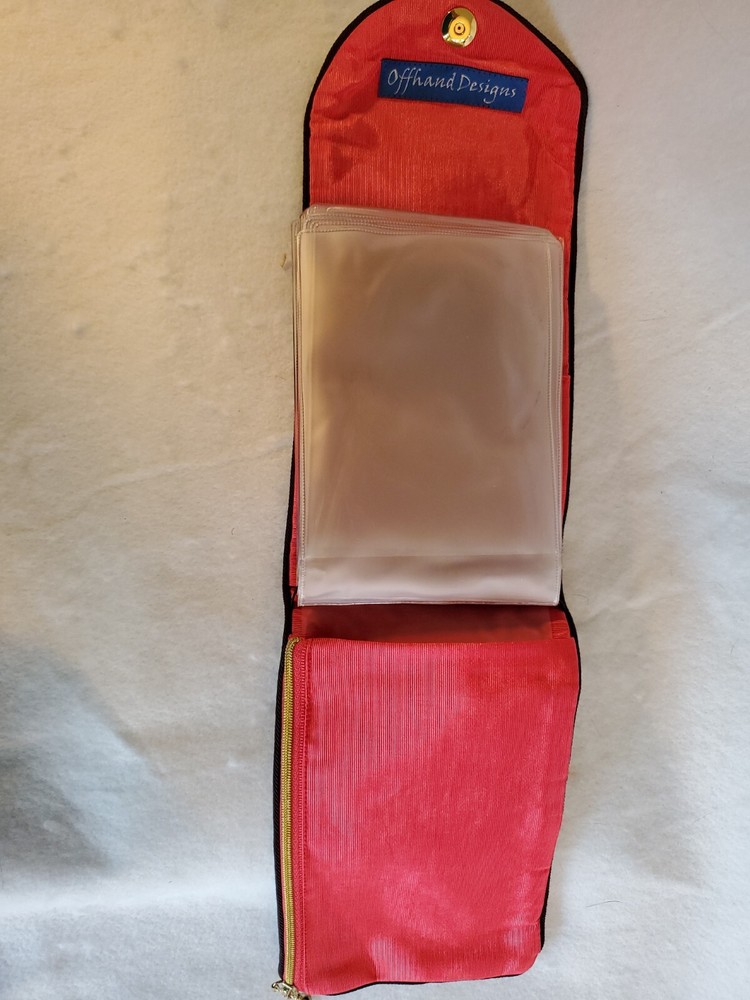 Offhand Designs Interchangeable Circular Needle Case Black & Off White Pattern