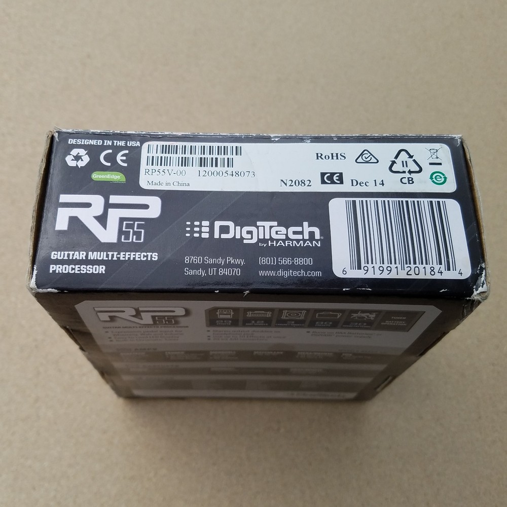 DigiTech RP55 Multi-Effects Guitar Processor with BOX