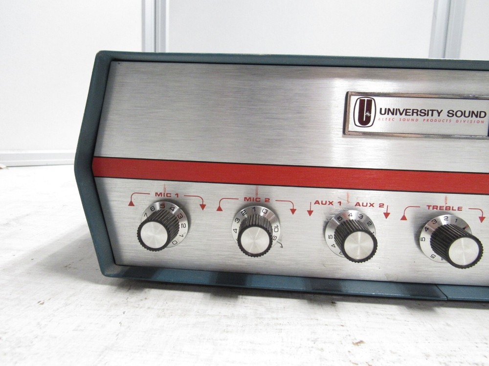 Altec Lansing University Sound 35T Power-Line Solid State Amplifier Untested