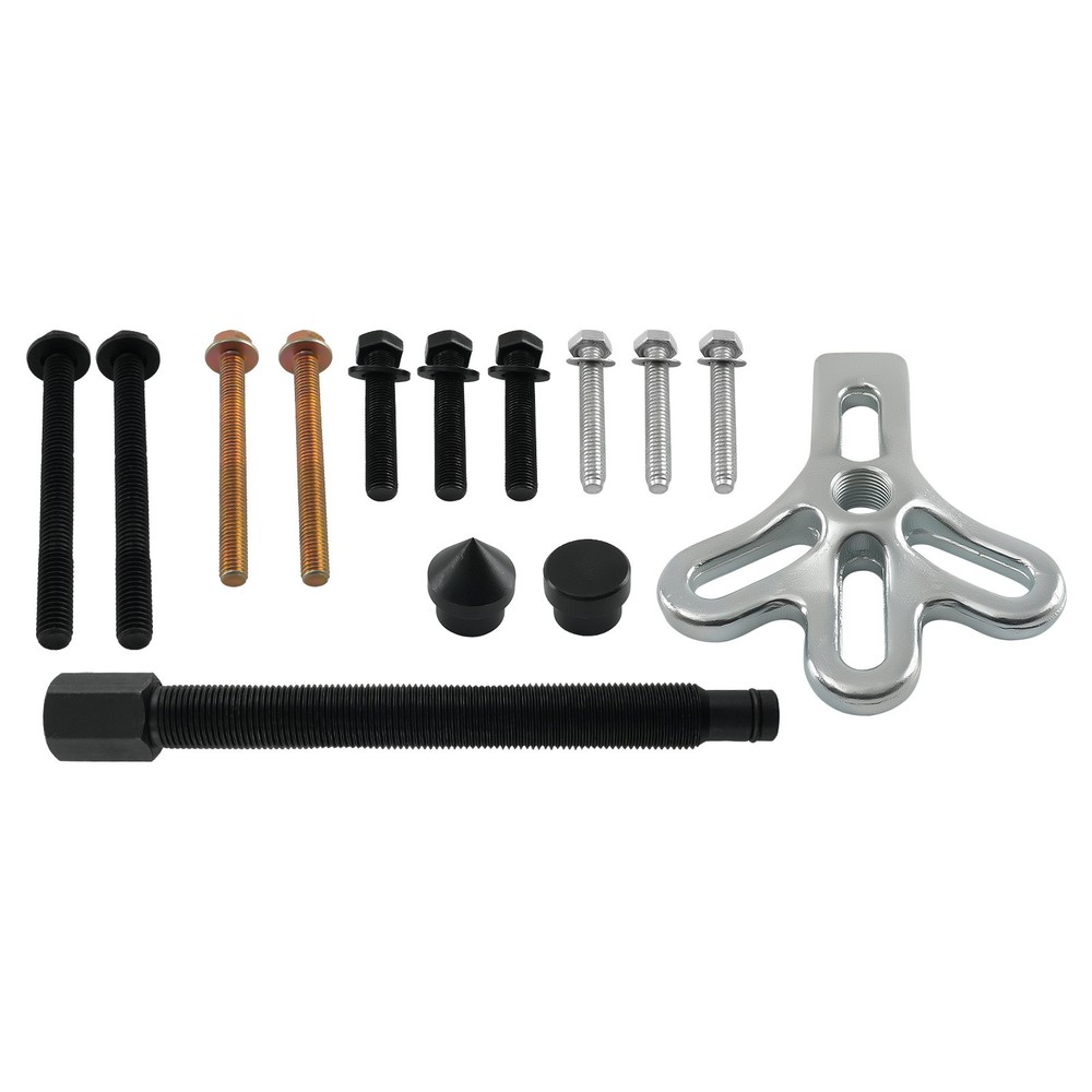 13pc Crankshaft Harmonic Balancer Puller Carbon Steel Engine Removal Tool Set