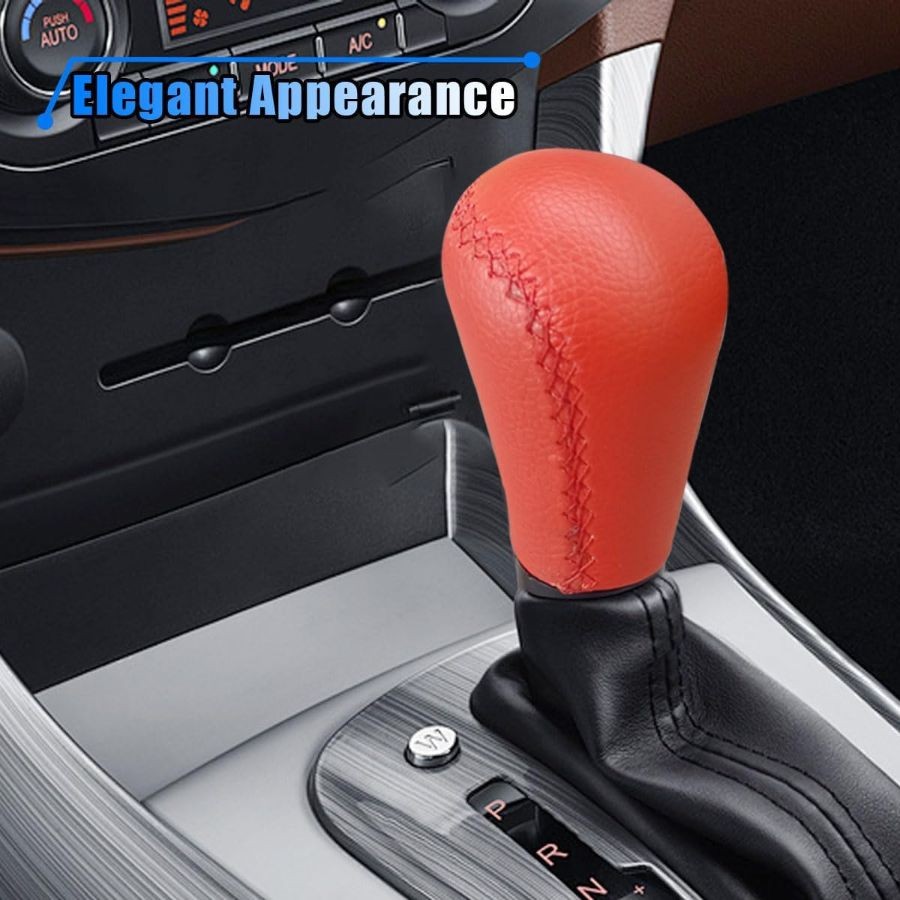 5 Speed Shifter Knobs, Manual Transmission Shift Knob, Handle Leather Gear Stick