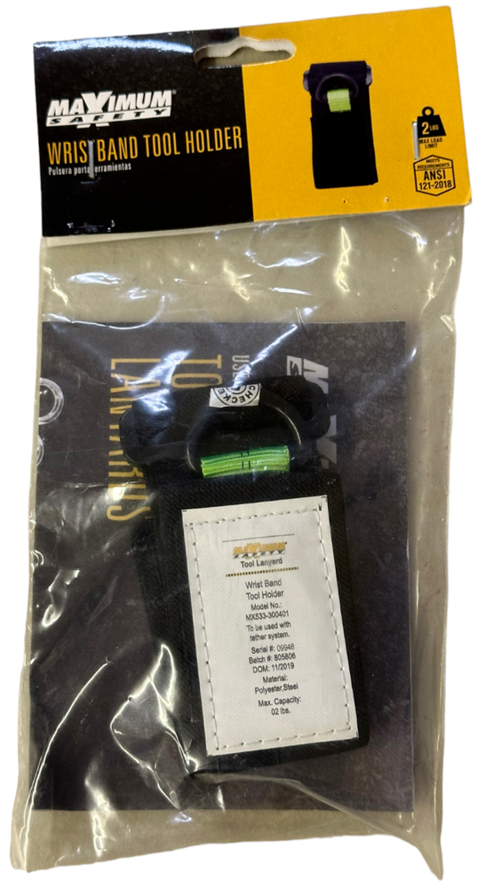 Maximum Safety Wrist Tool Tethering Lanyard