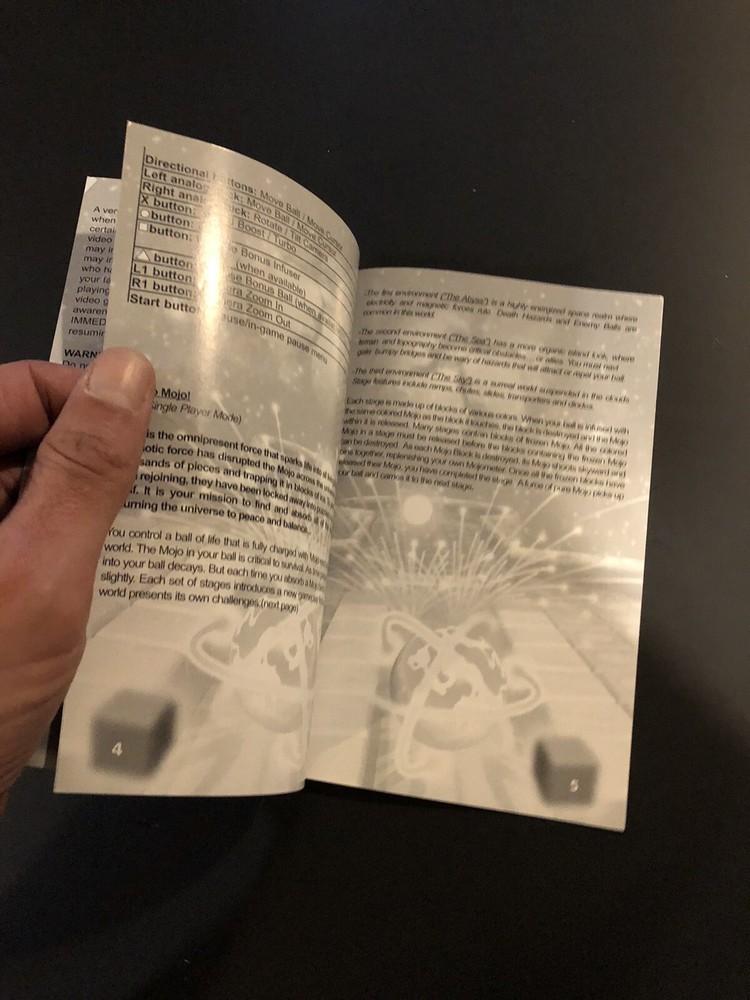 Mojo ps2 Manual Only