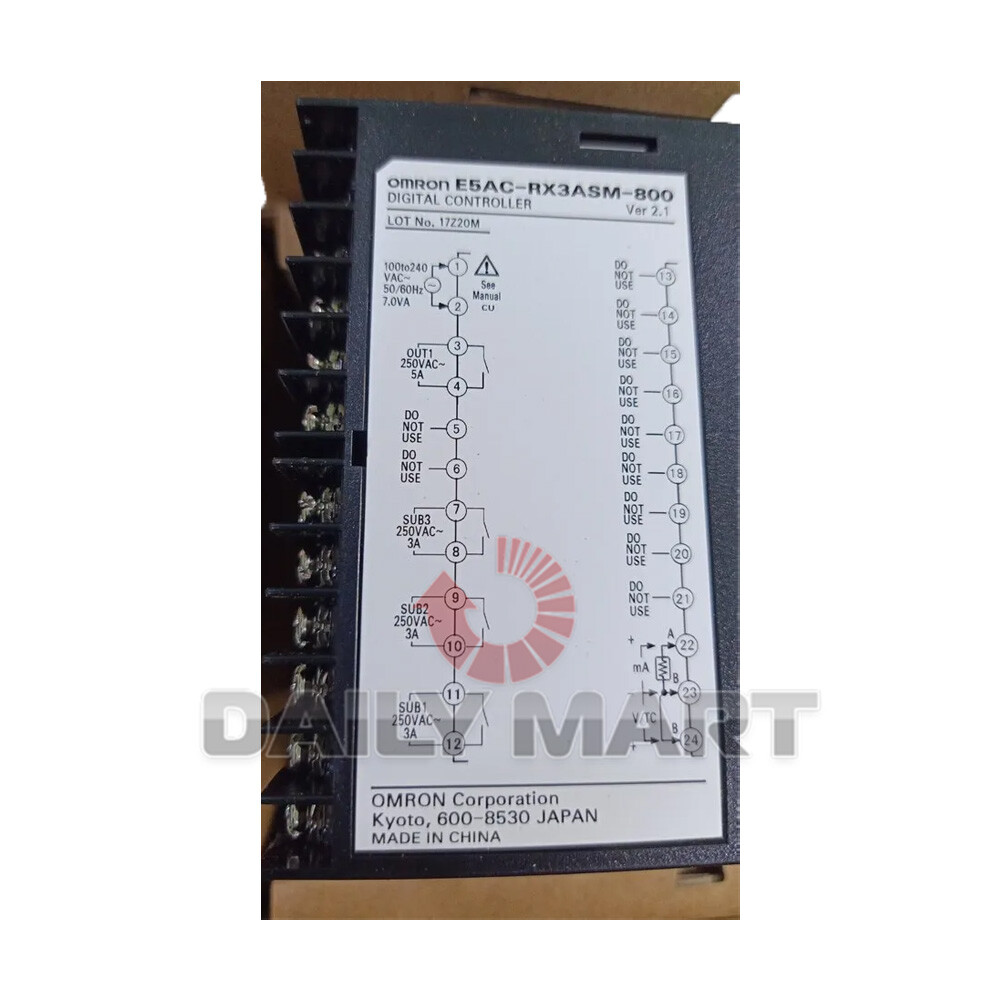 New In Box OMRON E5AC-RX3ASM-800 Temperature Controller Module