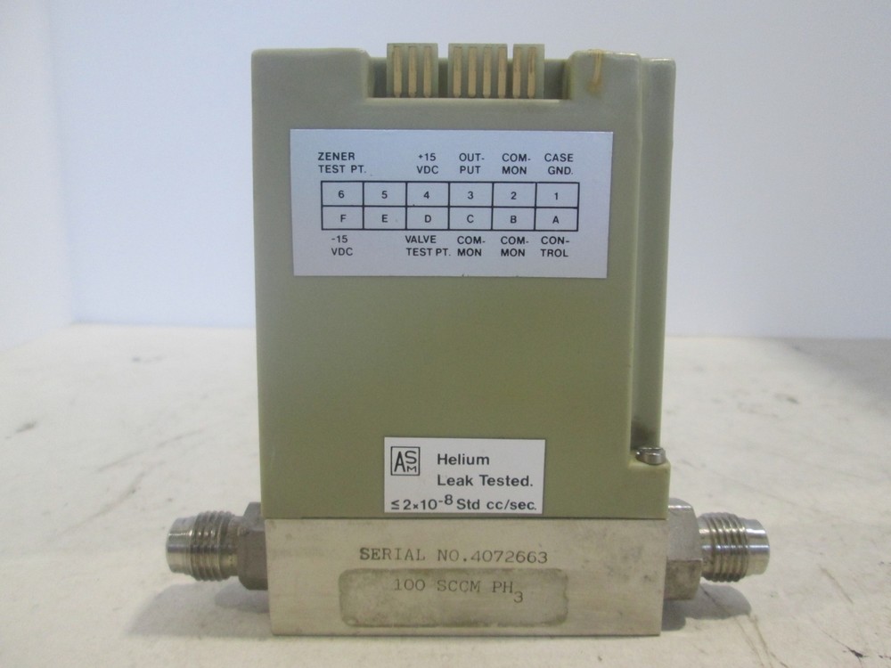 ASM, AFC-260, Mass Flow Controller, 100 SCCM, PH3, Used