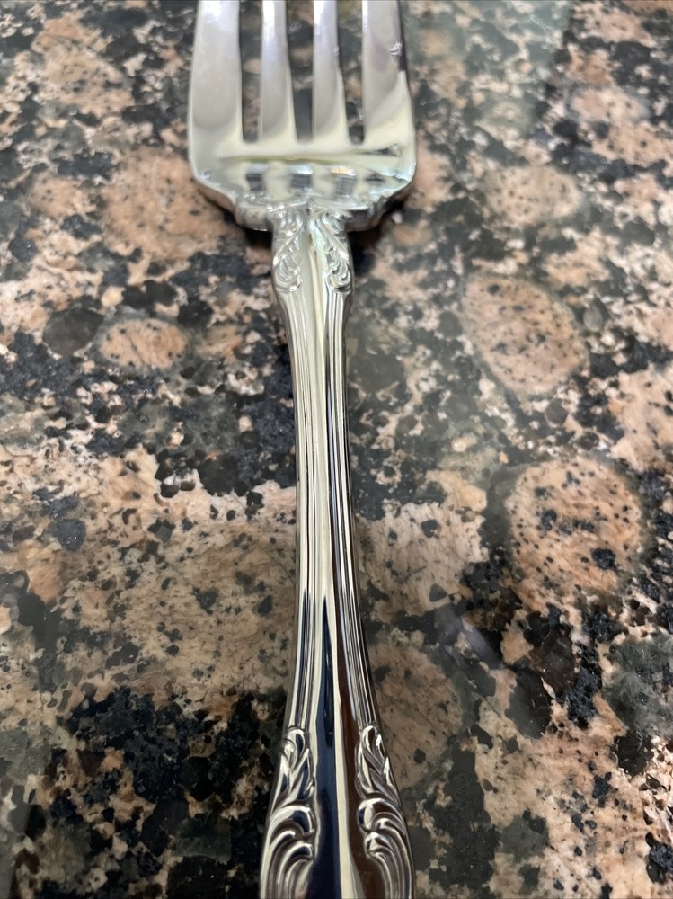 Wedgwood St Moritz Cold Meat Serving Fork 18/10 stainless flatware