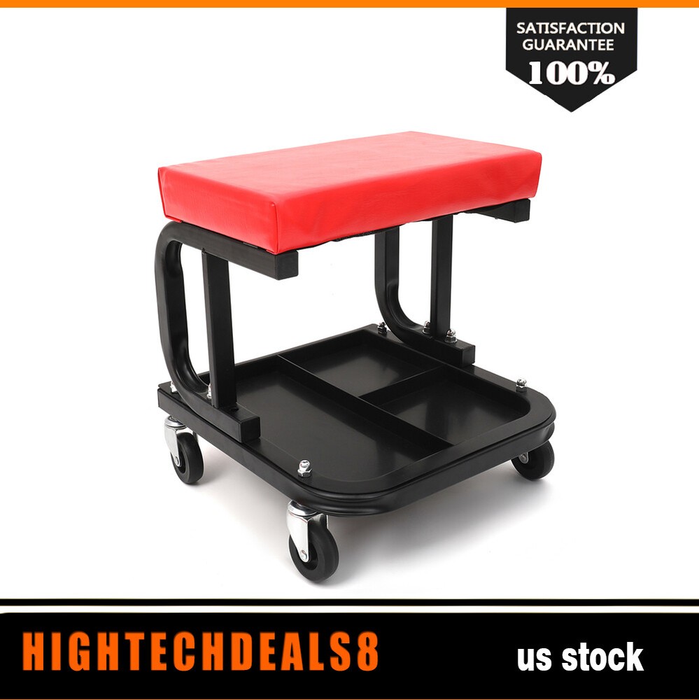 Rolling Creeper Garage Shop Seat Padded Mechanic Stool
