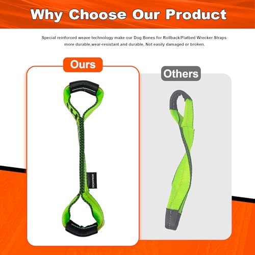 2"x16" Replacement Sewn Eye Loop Short Strap, Sewn Eye Loop Short Strap 4Pack