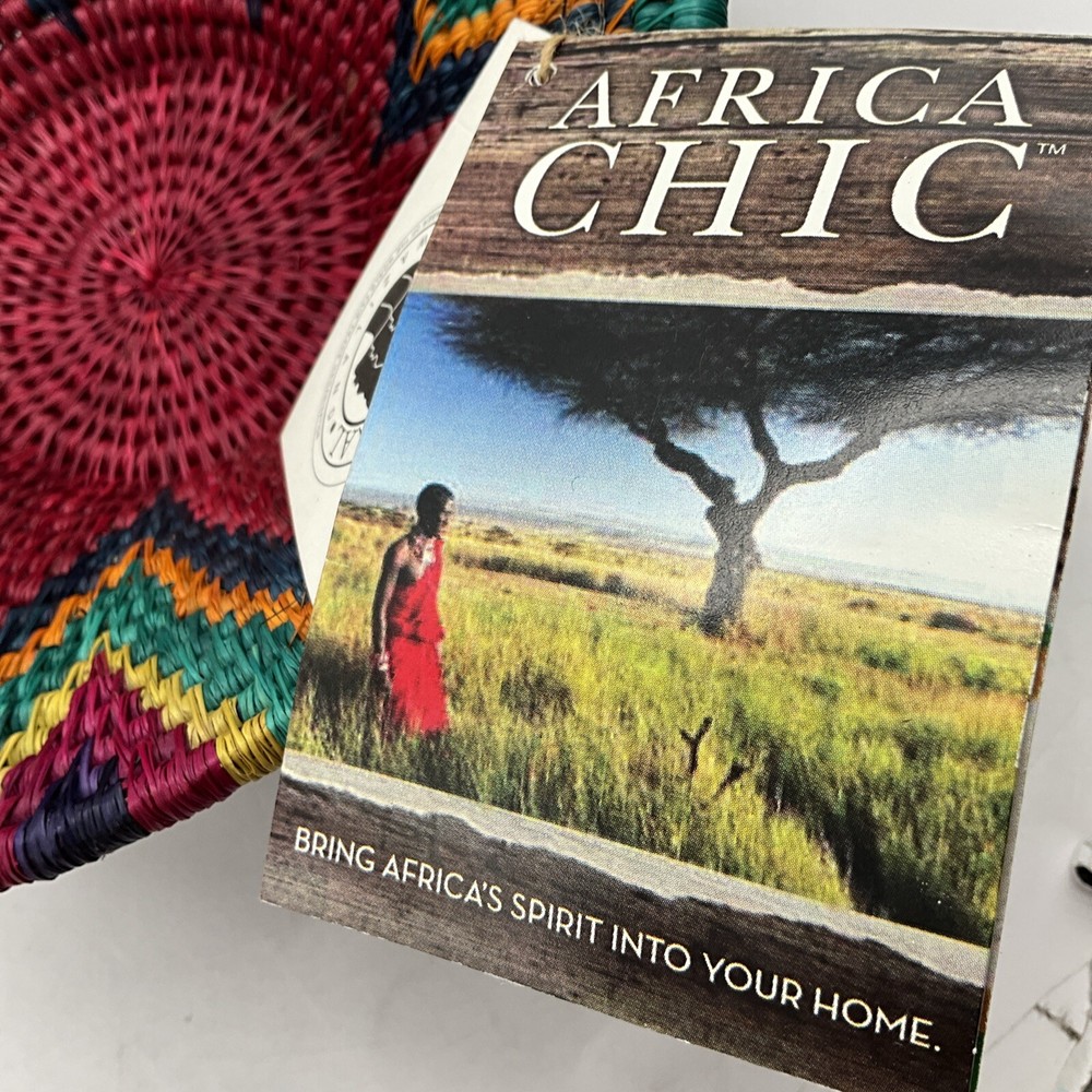 Africa Chic Small Woven Basket