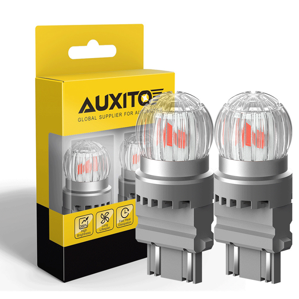 AUXITO Red 3157R 3157K LED Brake/Tail/Rear Turn Signal Blinker Light Bulb Lamp