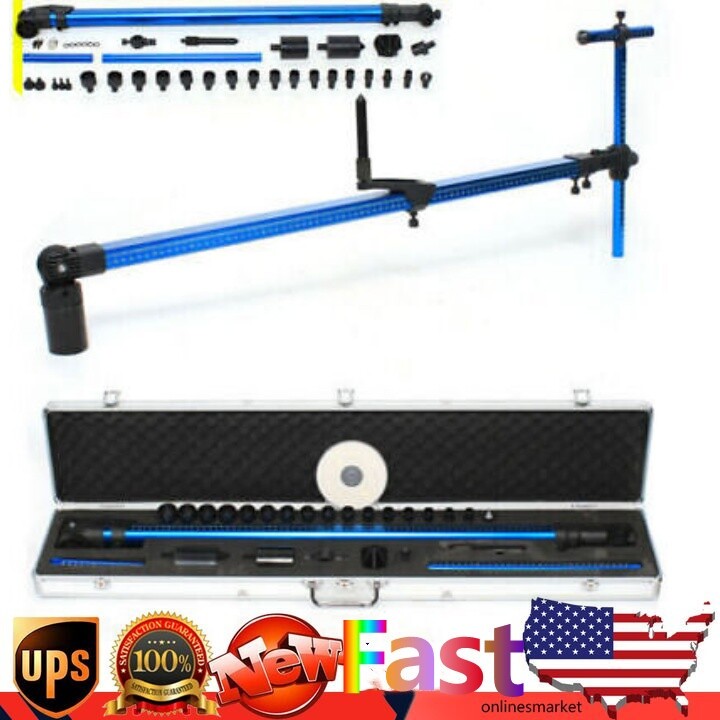 Universal 2D Measuring System Auto Body Frame Machine Tool Set Adapter+Box NEW