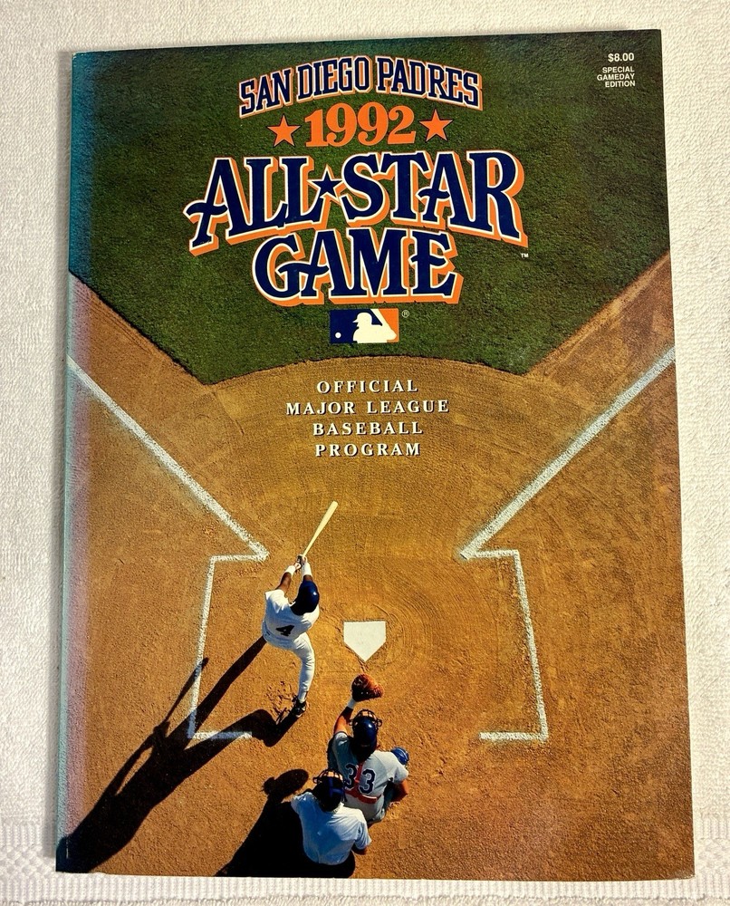 1992 MLB All-Star Game Program - with Lefty Gomez Card