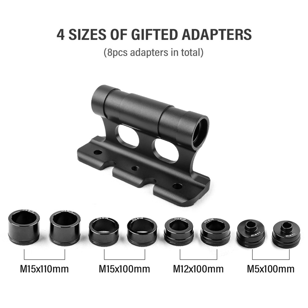 Bike Front Fork Mount With 4 Sizes Adapter Quick Release Fork Mount New