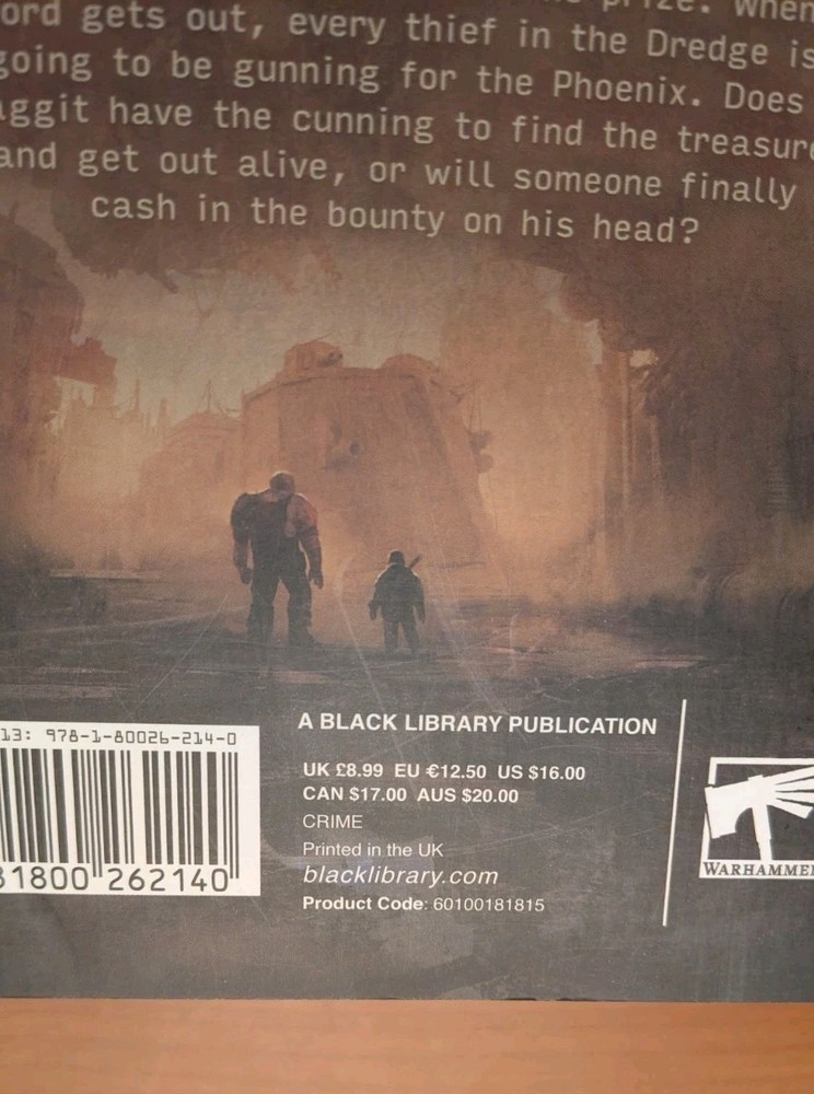 Wraithbone Phoenix warhammer 40k paperback warhammer crime