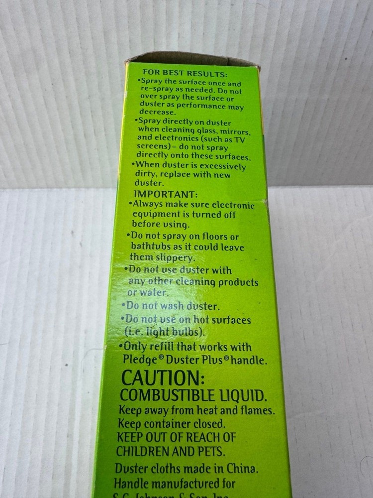 PLEDGE DUSTER PLUS Refills 5 Dusters