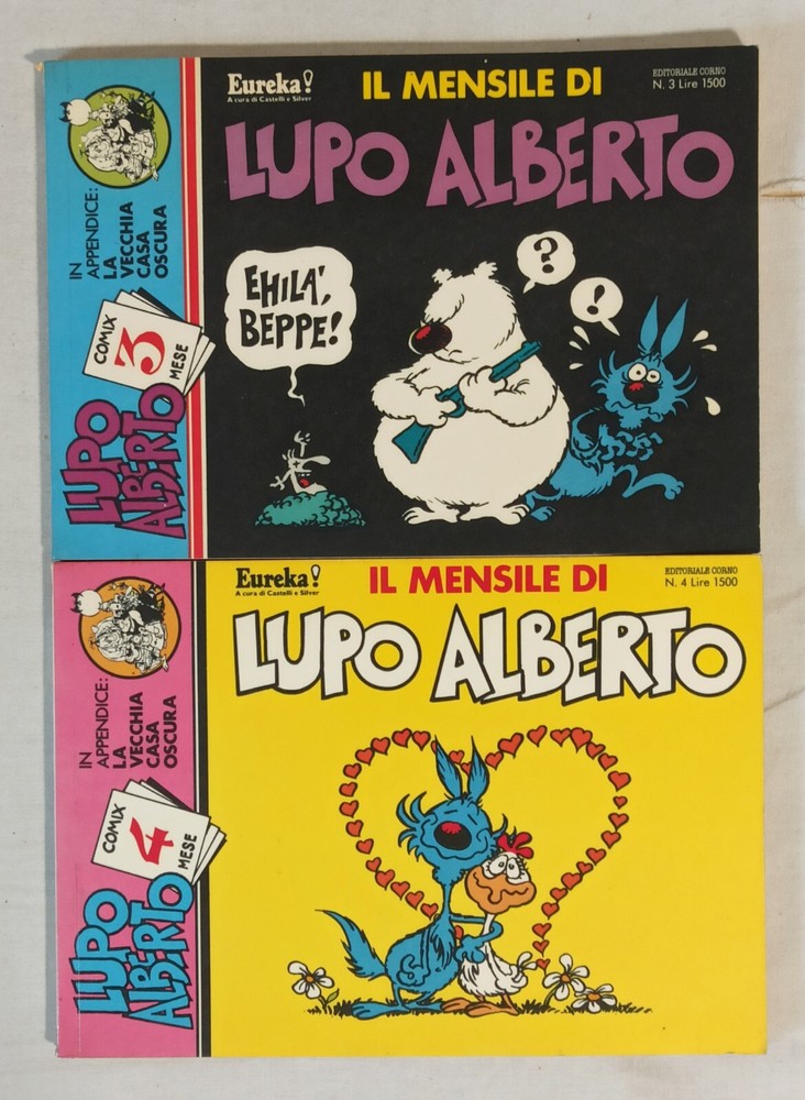 LUPO ALBERTO 2/8 complete sequence Ed. Horn 1984!!!!!