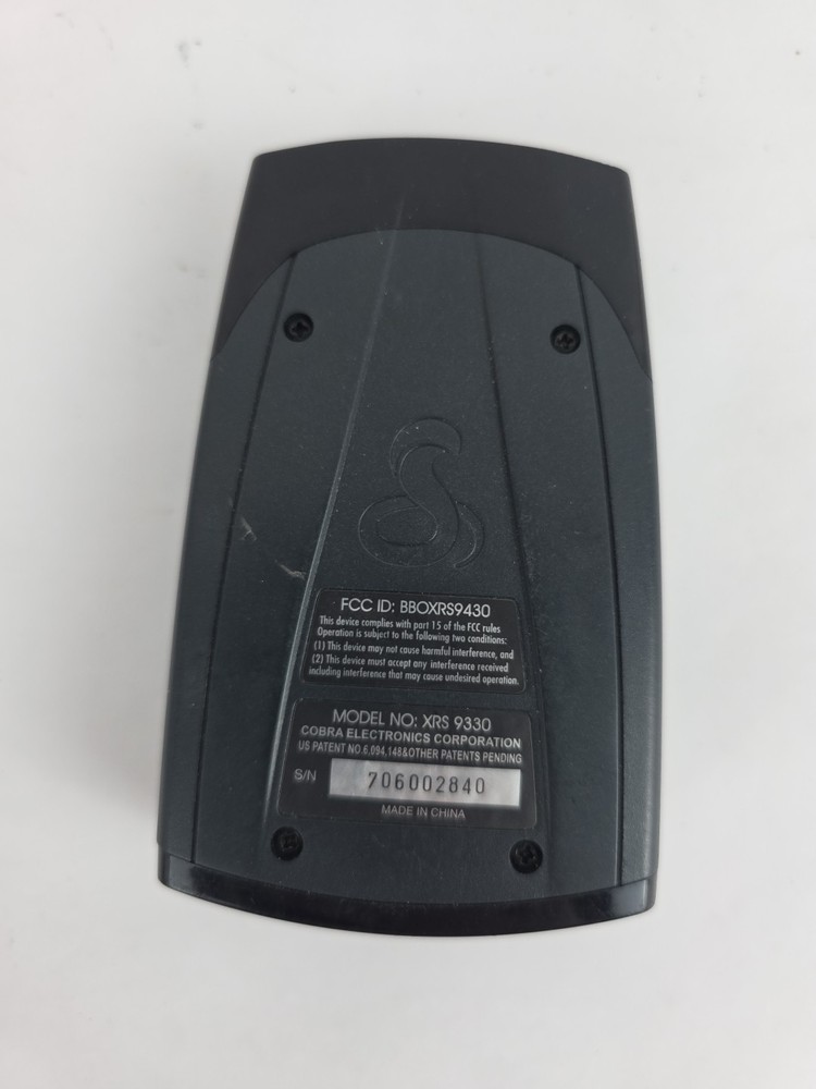 Cobra XRS 9330 Radar Detector