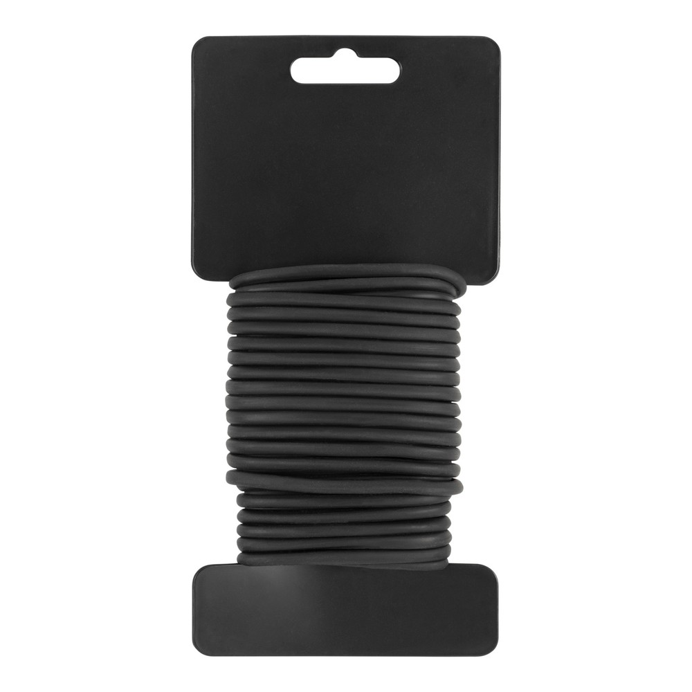 Rubber Coated Outdoor Wire, Black