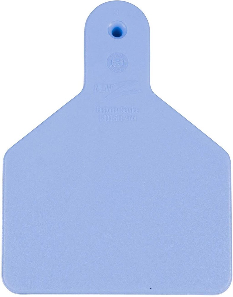 Z-TAG CALF BLANK BLUE 25CT