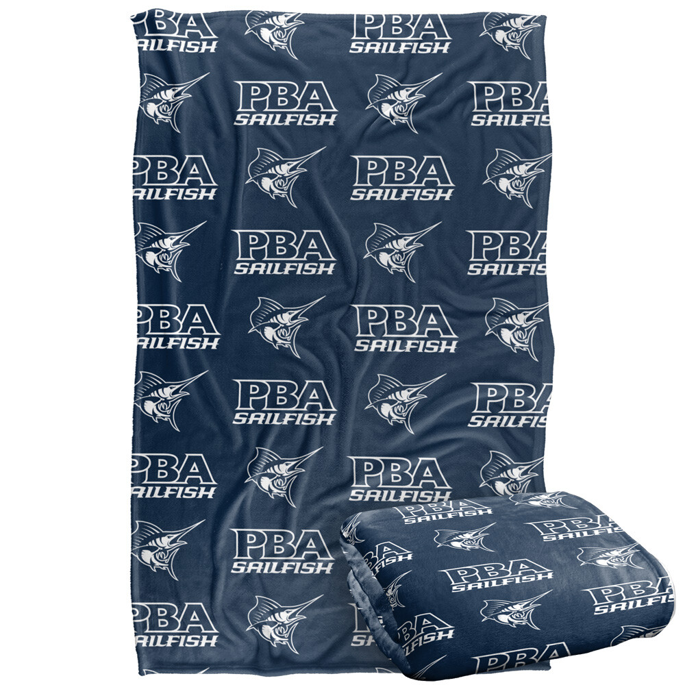 Palm Beach Atlantic University Logo Pattern Silky Touch Super Soft Throw Blanket