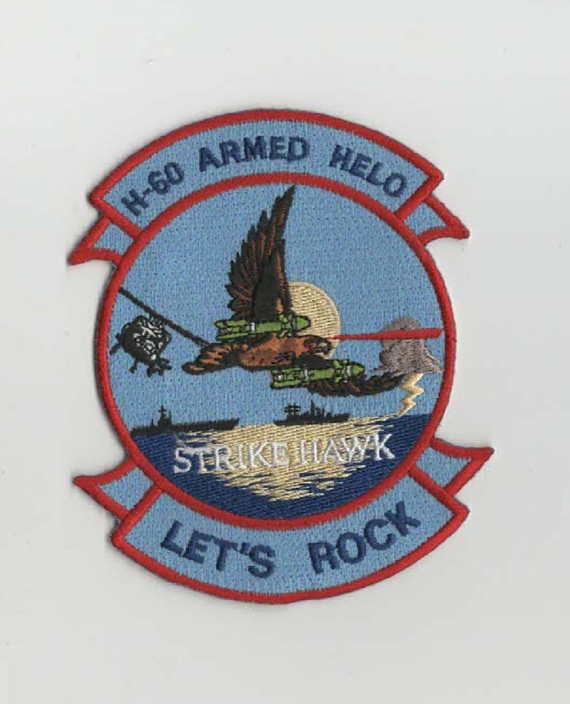 US NAVY PATCH - H-60 ARMED HELO STRIKE HAWK PATCH
