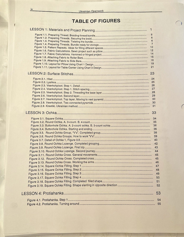 Jan Walters Needlework Chart Ukranian Openwork 1995 EGA Course Over 120 Pages