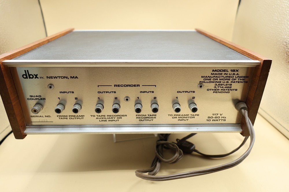 DBX 1BX Dynamic Range Expander- Newton, MA. Dut's Deals