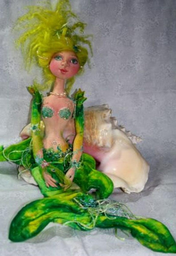 Cloth Art Doll Pattern "Lorelei" by Patti Culea