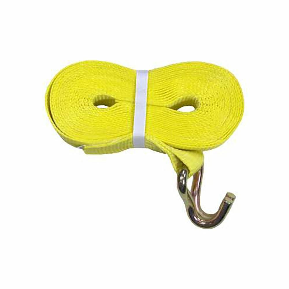 2'' x 30' Winch Strap with Wire Hook – Heavy-Duty Straps