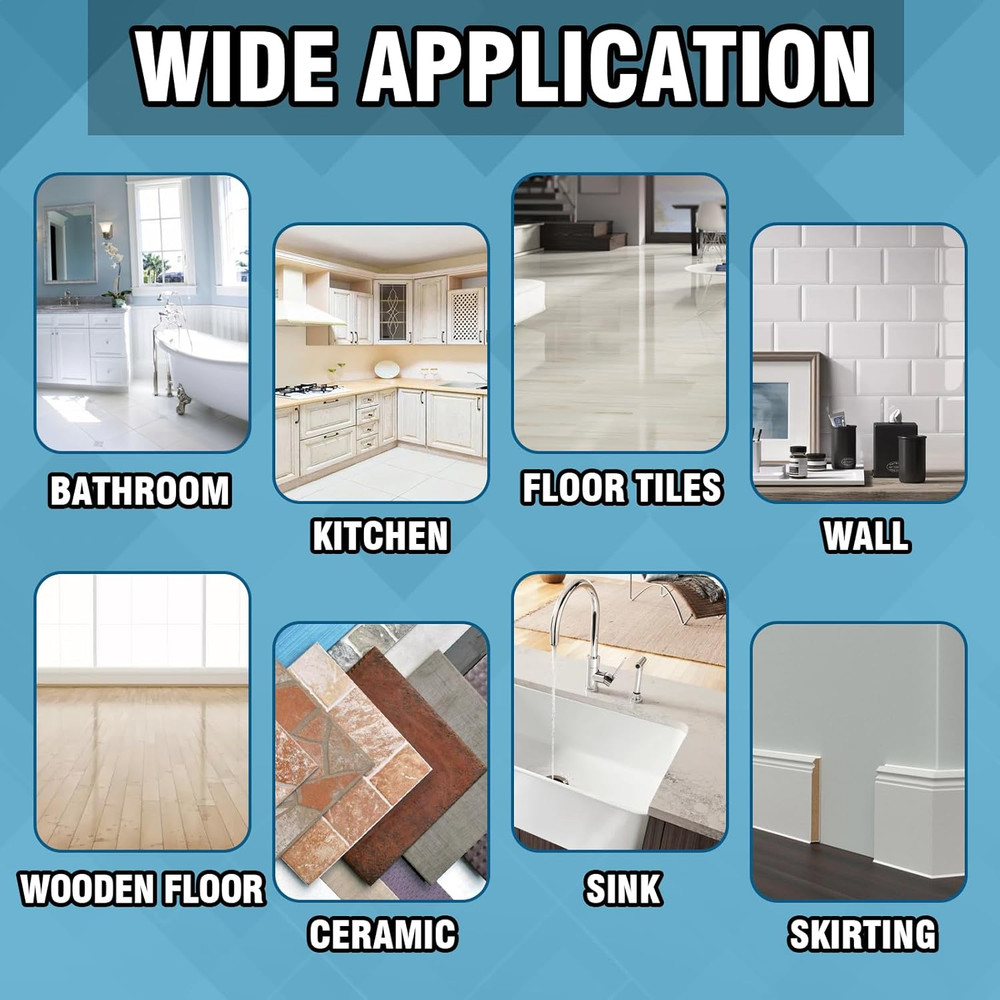 Construction Adhesive Heavy Duty, Cement Glue for Concrete, Tile, Cement, Floor,