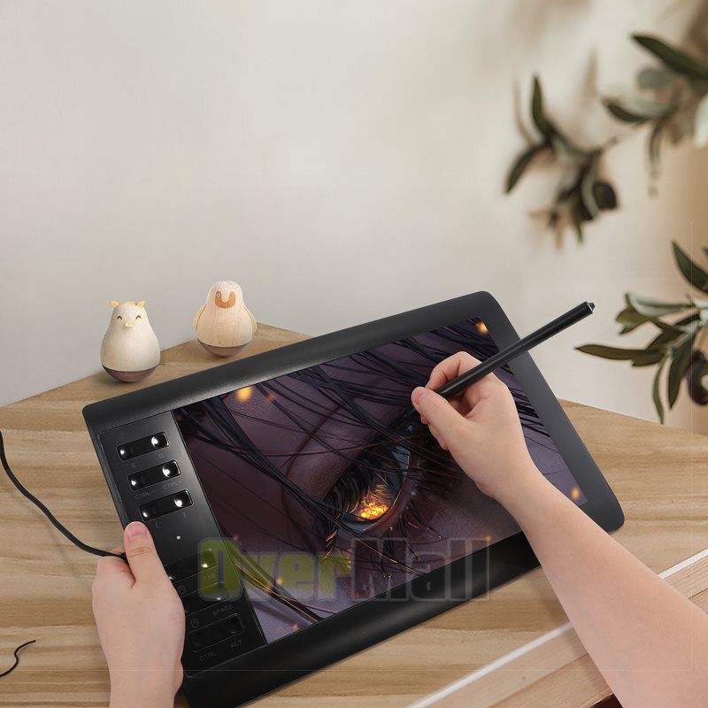 Digital Graphic Drawing Tablet with Screen Pen Display 12 Shortkey for Android