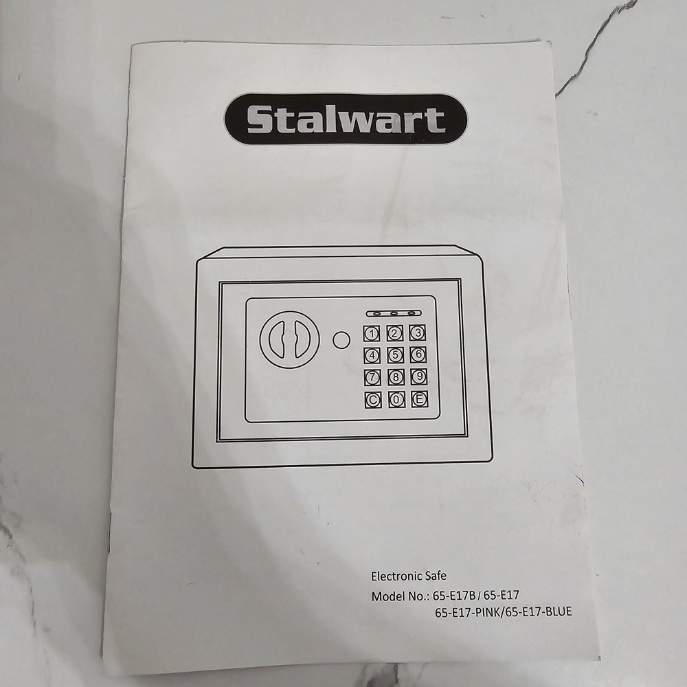 Stalwart 65-E17-B Electronic Deluxe Digital Steel Safe, Grey