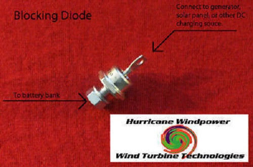 40 Amp 600 Volt Blocking Diode for Wind Generator, Wind Turbine, Solar Panel