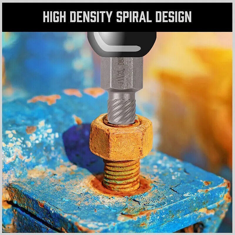 25Pcs Screw Extractor Set Hex Head Multi-Spline Easy Out Bolt Extractor Set